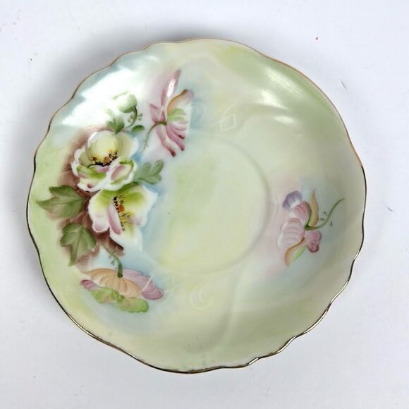 Vintage 50th Lefton China  To a Wild Rose Tea Cup Saucer Hand Painted - Picture 5 of 11